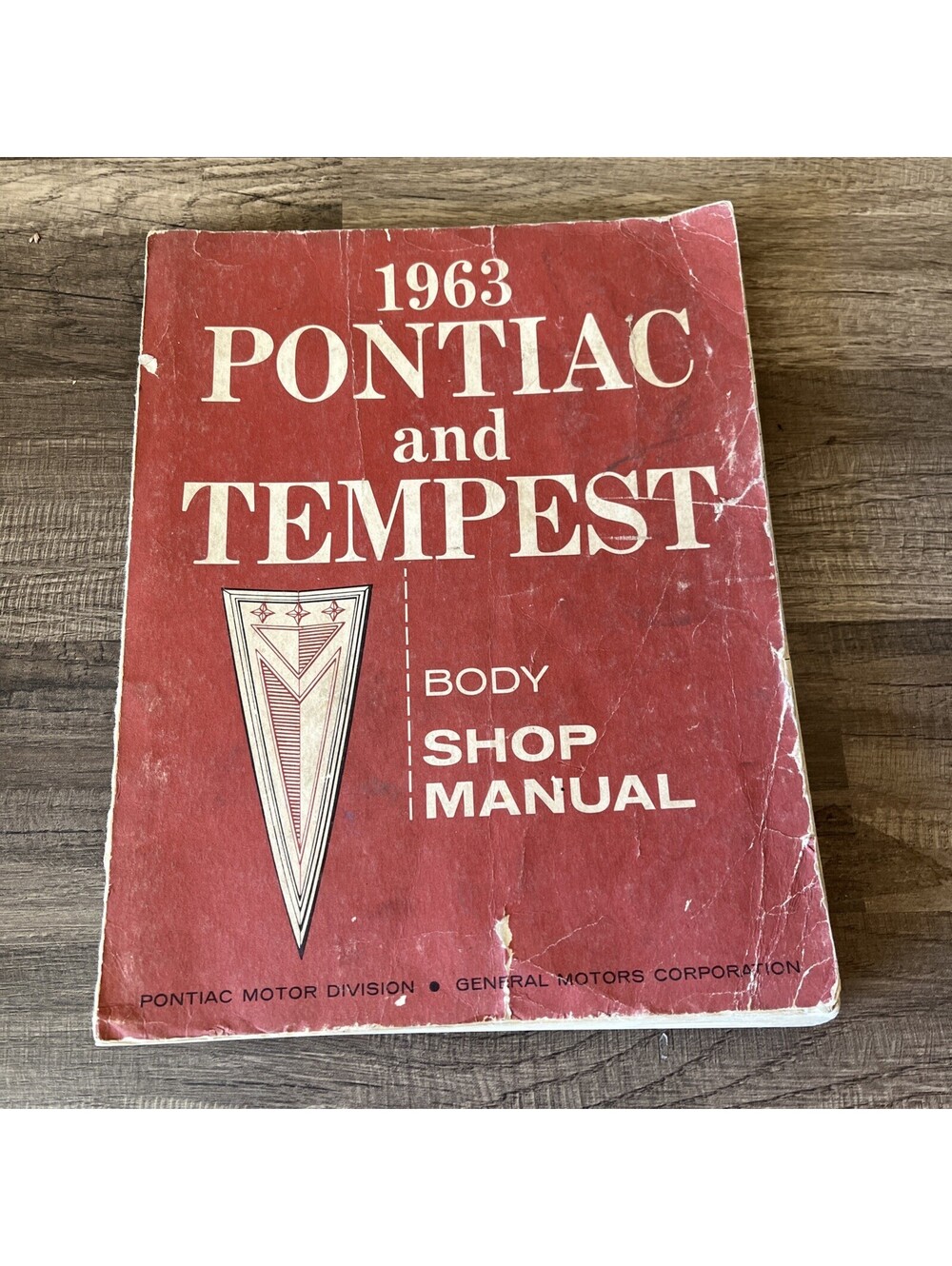 1963 Pontiac Body Shop Manual ORGINAL repair service book